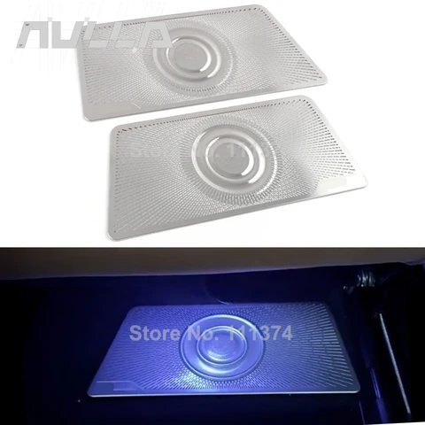 Для Mercedes Benz S Class W223 2021 2022-2026 крышка воздуховыпускного отверстия под сиденьем декоративная рамка аксессуары из нержавеющей стали