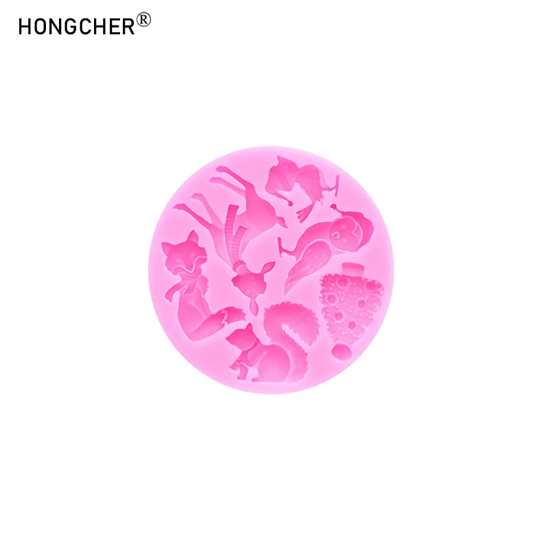 

Силиконовые формы для выпечки HONGCHER розового цвета