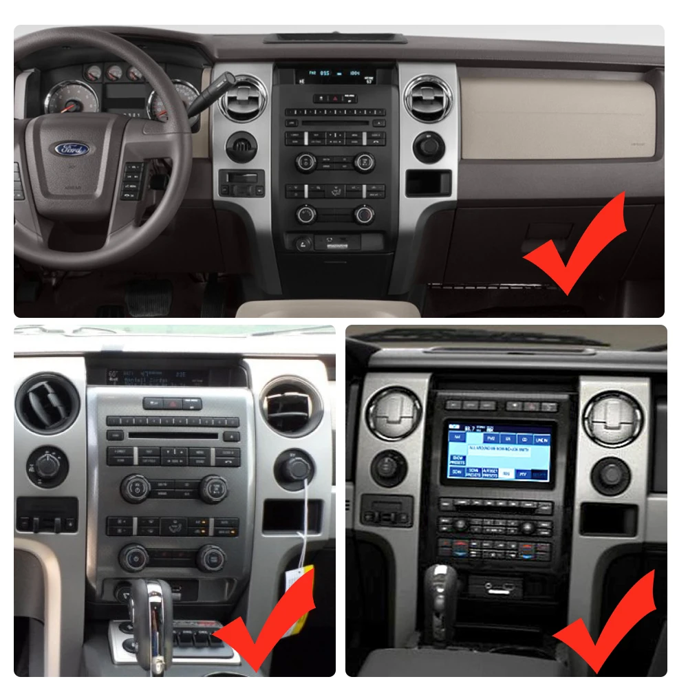 Qualcomm Android11 GPS Navigation For Ford F150 2009-2012 Tesla Style Car Radio Head Unit DVD Multimedia Player Autoradio Stereo - купить по