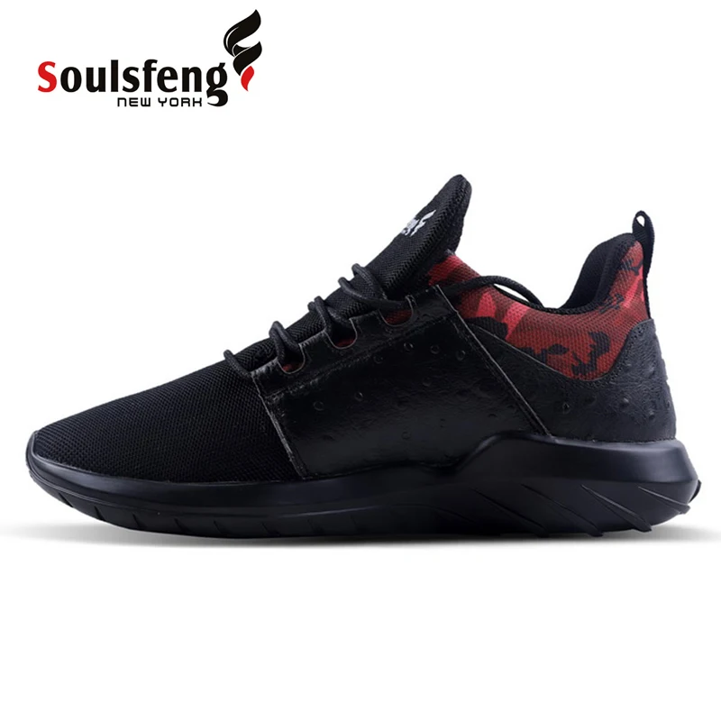 Soulsfeng New Style Men Human Runner Running Shoes Outdoor Jogging Trekking Sneakers  Athletic Shoes  Light Soft Free Shipping