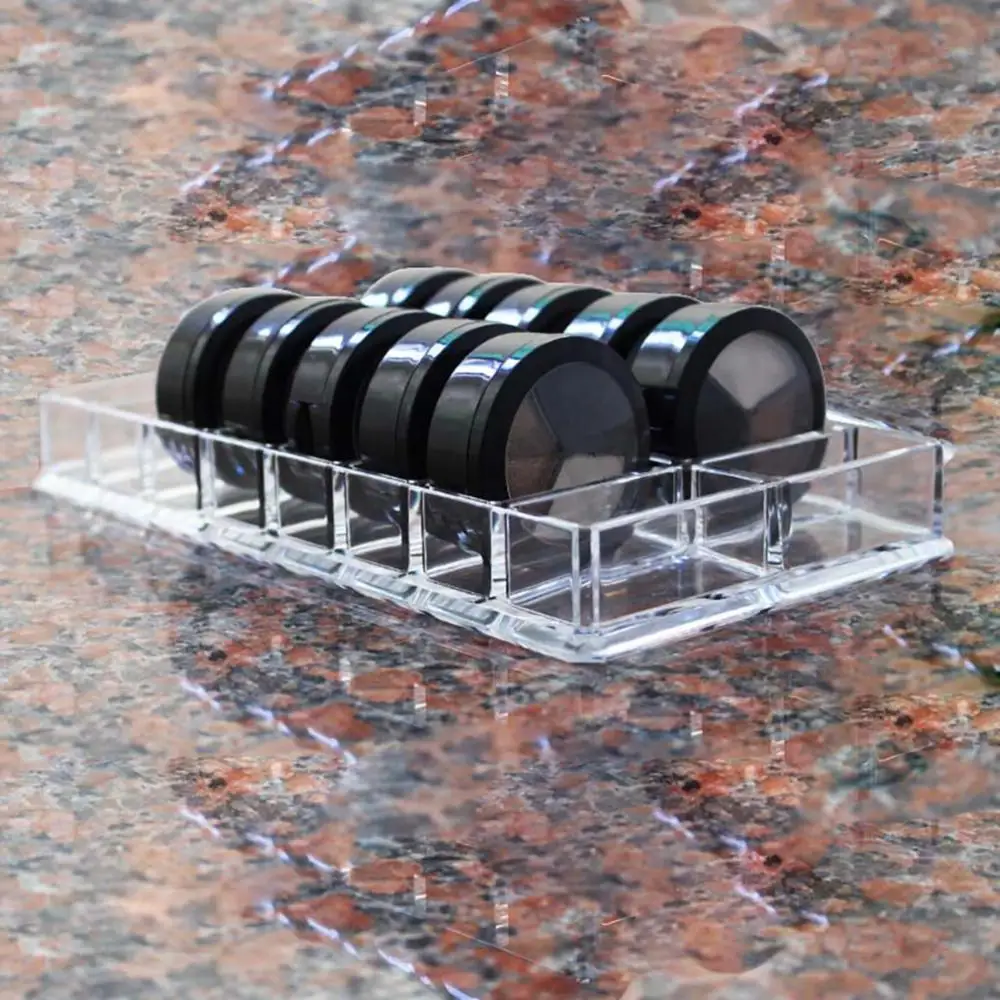 

Organizer Makeup Storage Case Acrylic Eyeshadow Blusher 16 Space Cosmetic Holder