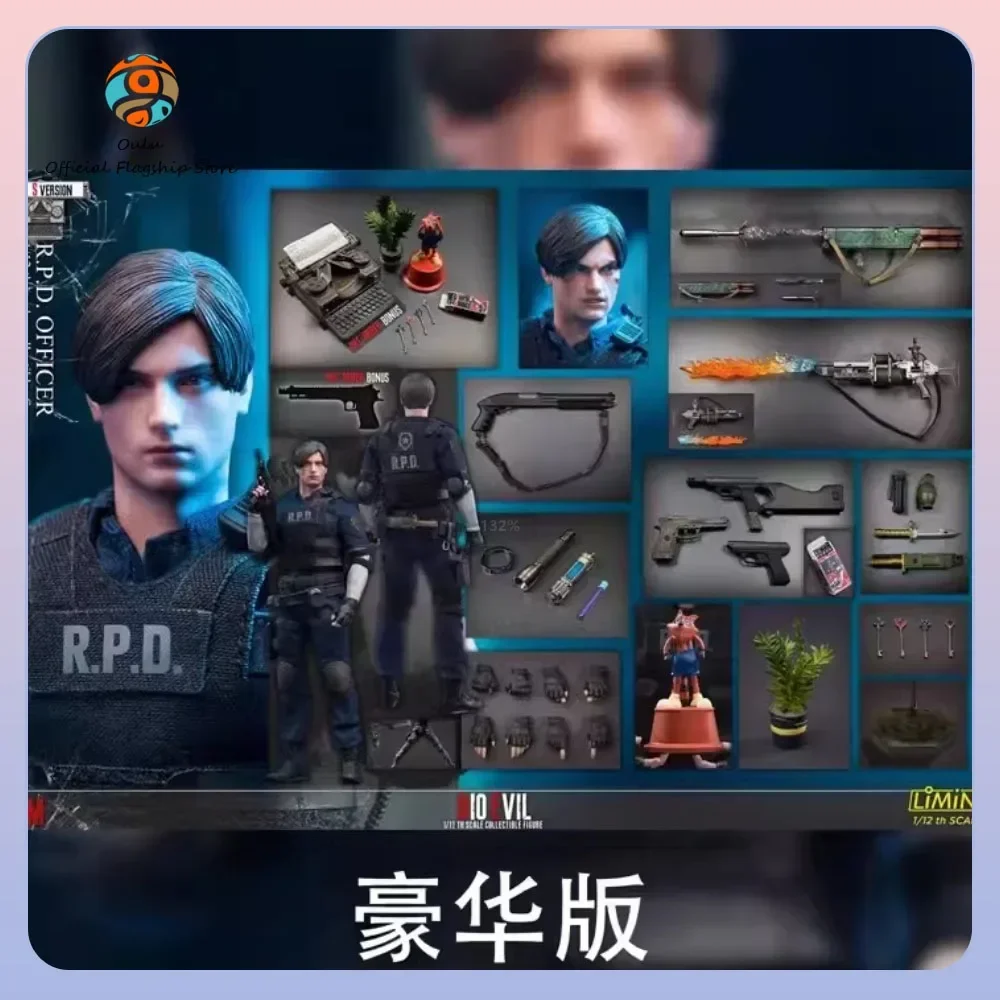 Фигурки из аниме зло 1/12 фигурки лимигрушек экшн-фигурки сотрудника рН Леон Скотт