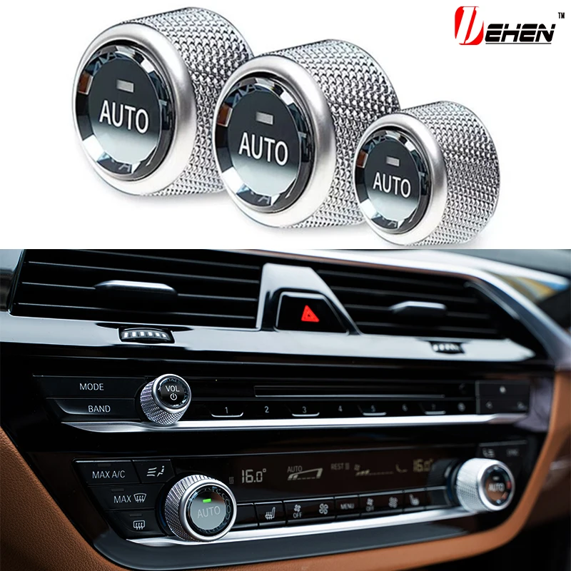 

Car Volume Control Knob Button Replacement Trim for BMW F10 F11 F15 F16 F12 F13 F01 F02 F25 F26Crystal Interior