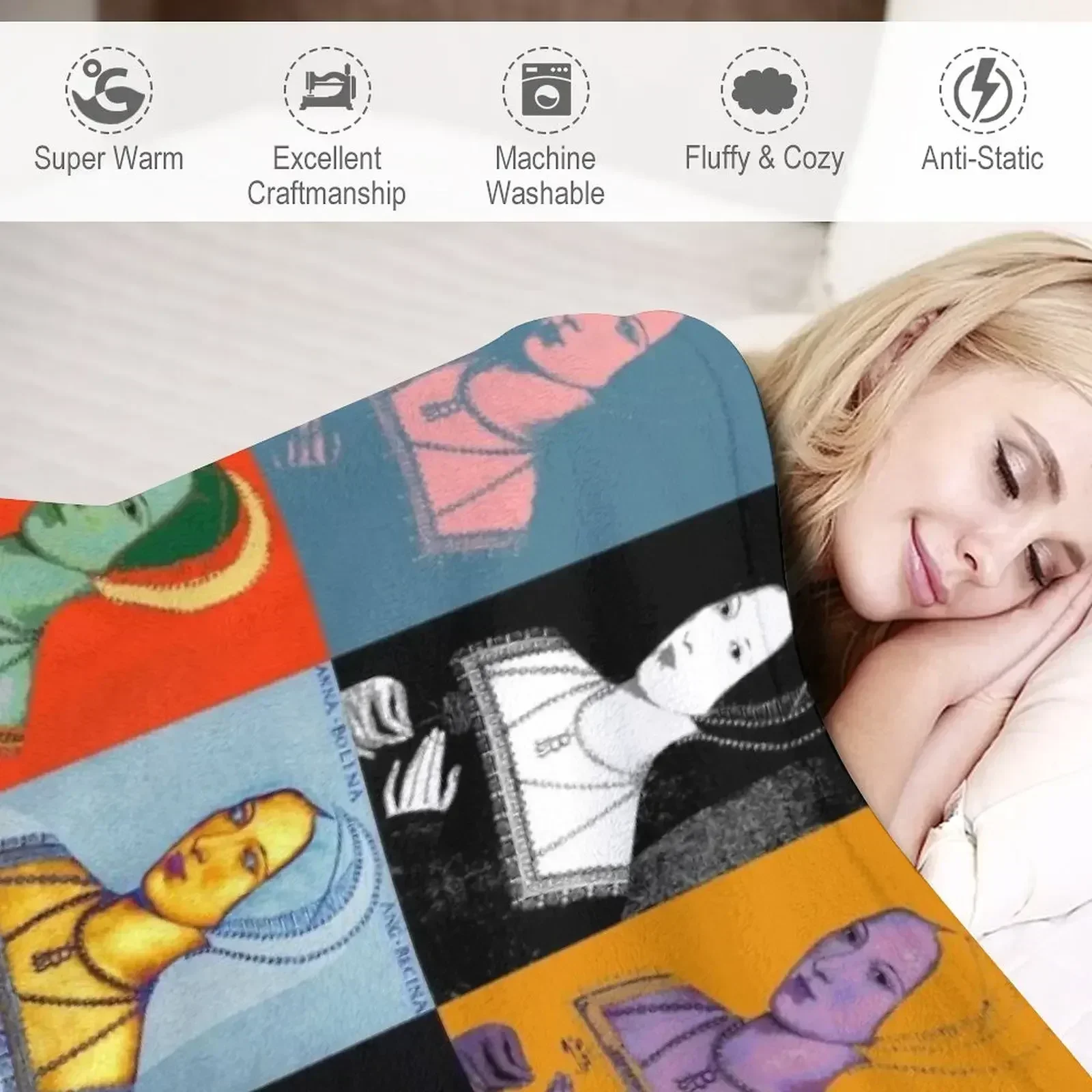 Одеяло Anne Boleyn Pop Collection для дивана фланелевые одеяла