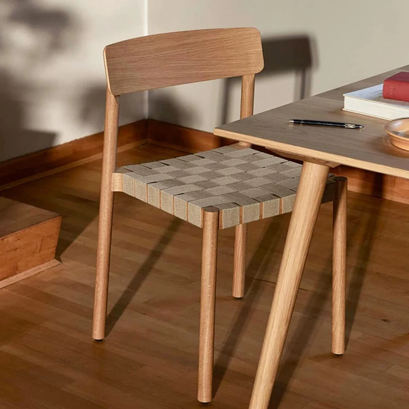 

Минималистичное Роскошное дизайнерское кресло, нордическое деревянное кожаное обеденное кресло для отдыха, дизайнерское обеденное кресло...