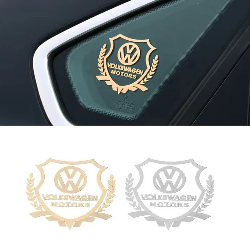

2 шт. металлическая эмблема автомобиля, наклейки на стеклоочистители, светоотражающие наклейки для VW Volkswagen GTI Golf 6 7 5 4 3 2 8 MK4 MK6 MK7 MK5 MK3 MK2