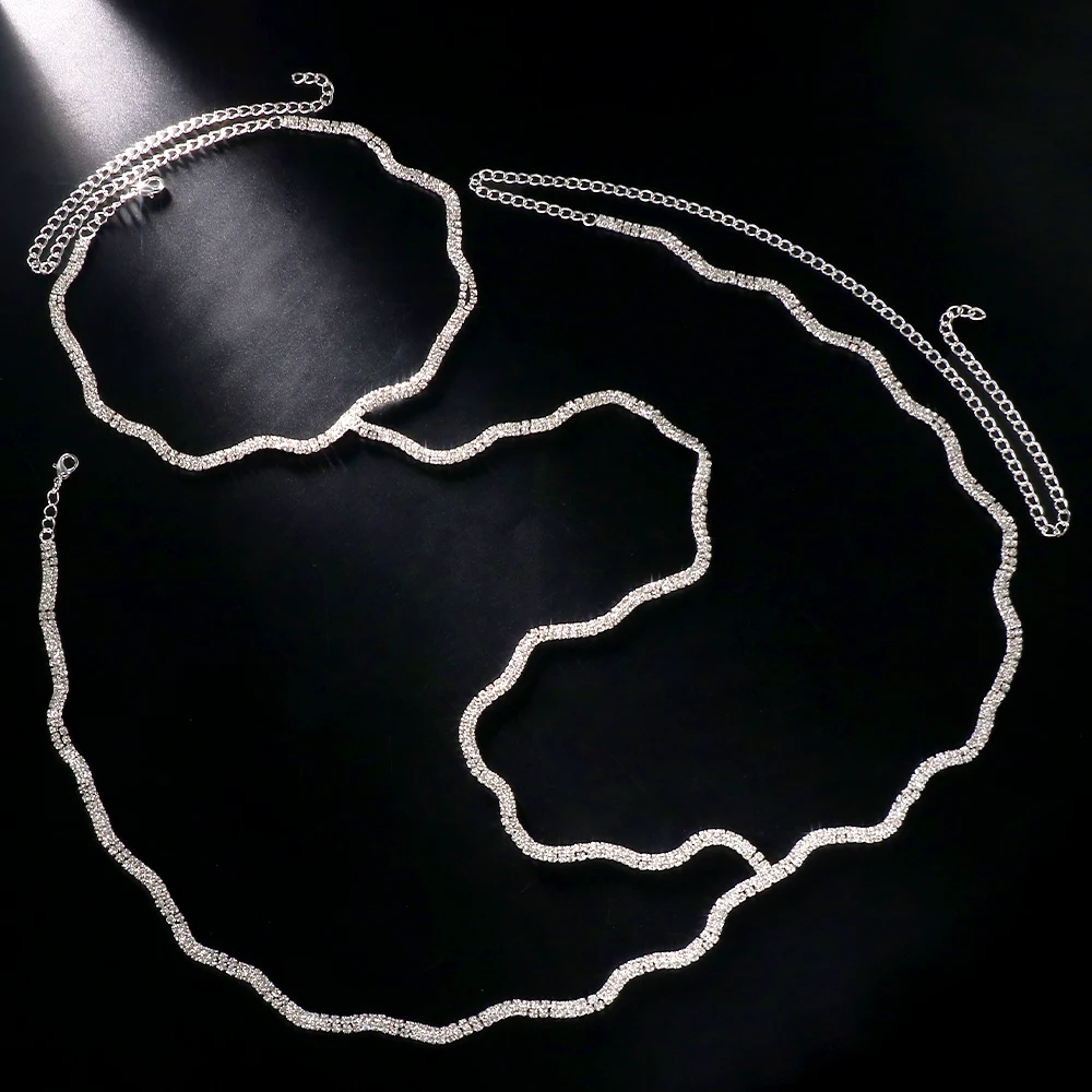 Эротическая волна искусственная нагрудная цепочка роскошные ювелирные изделия