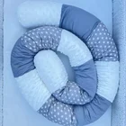Бампер для детской кроватки, хлопковые цветные бамперы для детской кроватки, подушки для постельного белья, украшение для новорожденной спальни