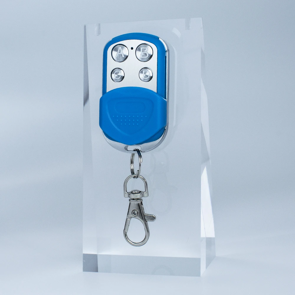 

Универсальный пульт дистанционного управления для гаражных ворот, 280-868 МГц, брелок 4 в 1, 433,92 868,35, водонепроницаемый чехол с ручным передатчиком