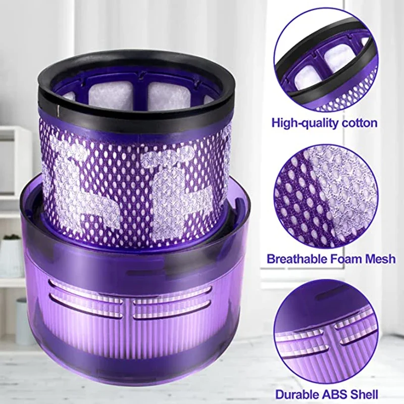 2 шт. фильтр для пылесоса Dyson SV12 SV19 Omni-glide аксессуары подметания