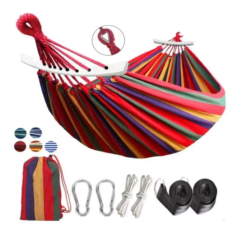 

Портативный подвесной гамак, комнатное кресло-качели из холщовой ткани, Для Путешествий, Походов, путешествий, отдыха на открытом воздухе