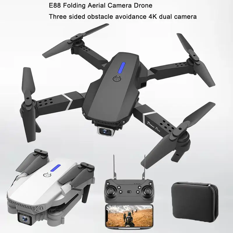 

E88 Drone: The Ultimate 4K HD Aerial Remote Control Aircraft Sensing Model - The Perfect Drone Toy for All Ages
