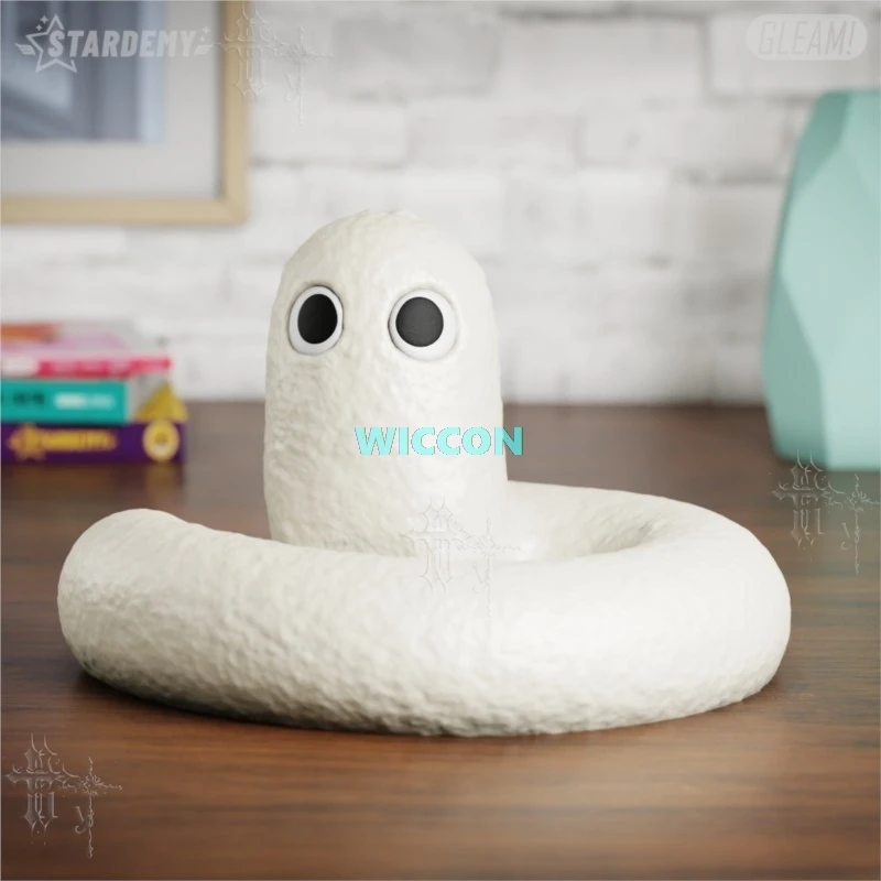 Фото Плюшевая игрушка-кукла Fudeworm в виде шляпы ведьмы, пушистая, формоустойчивая, милая, мягкая, аниме-атрибутика для фанатов аниме, для дома, вечеринок, подвеска для сумки №3