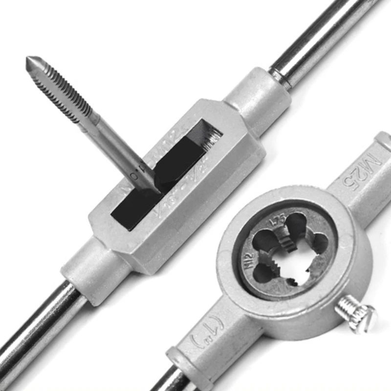

Tap and Die Set Metric M3-M12 Professional Screw Thread Plugs Straight Taper Reamer Threading Hand Repair Tools Set 40JA