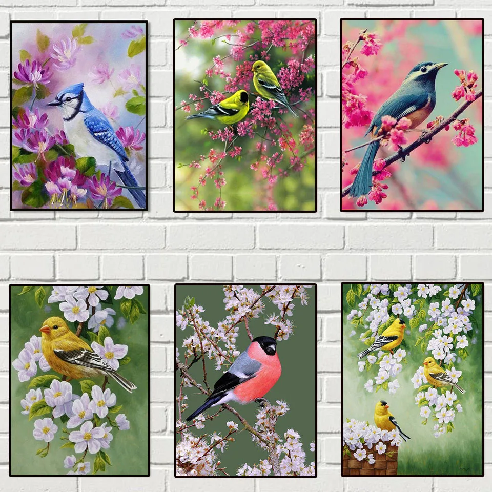 

Алмазная живопись 5D "сделай сам", животное, птица, искусство, наборы для вышивки крестиком, домашний декор, Новое поступление 2023