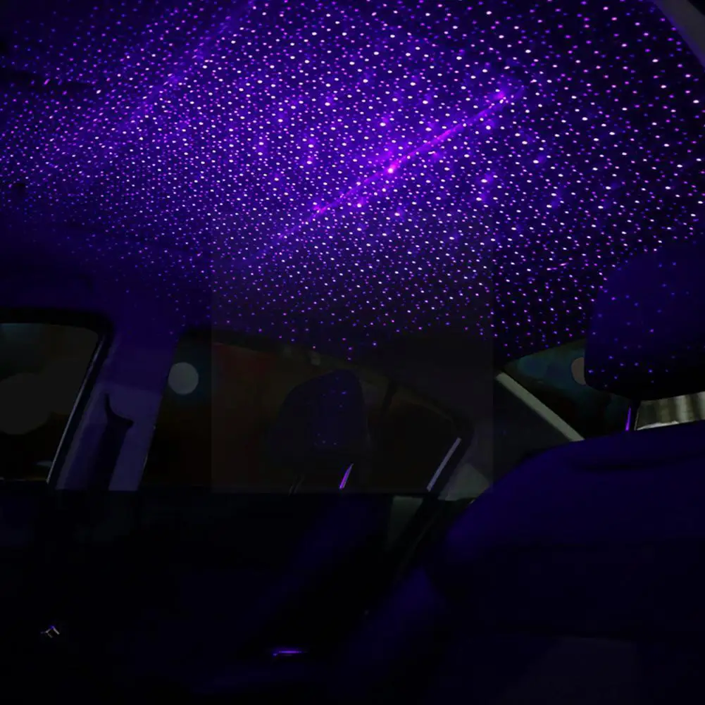 

Car Roof Projection Light Usb Portable Star Night Light Led Adjustable Light Projector Interior Atmosphere Ceiling Q2b4