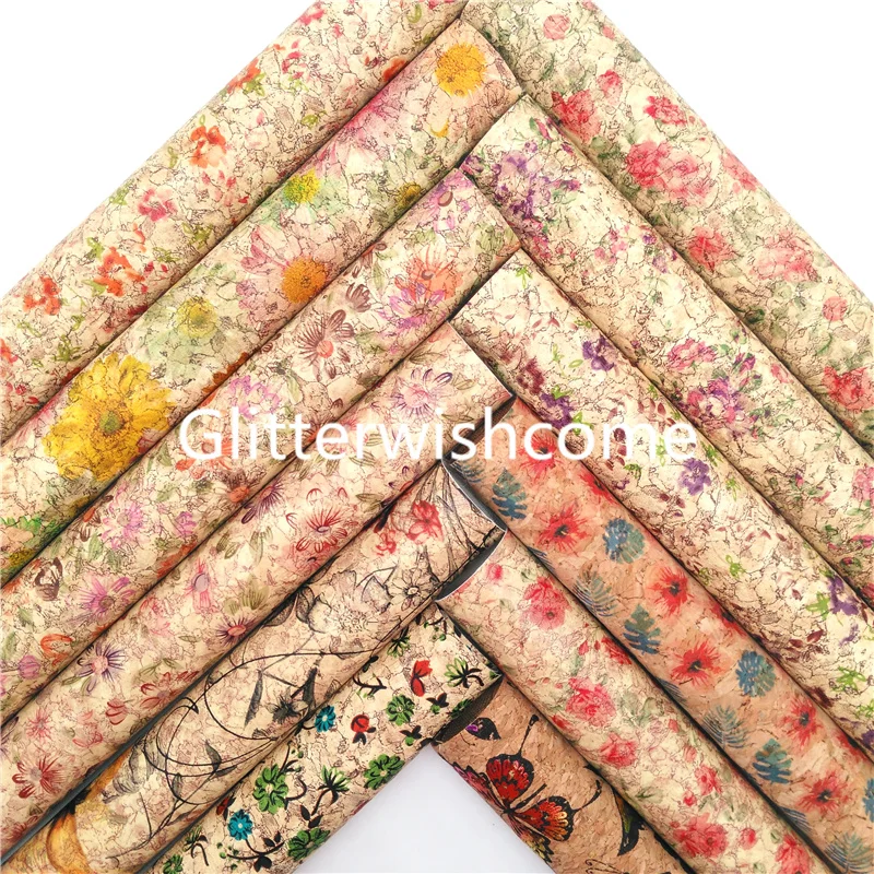 Glitterwishcome виниловые листы из искусственной ткани с принтом маргариток цветов