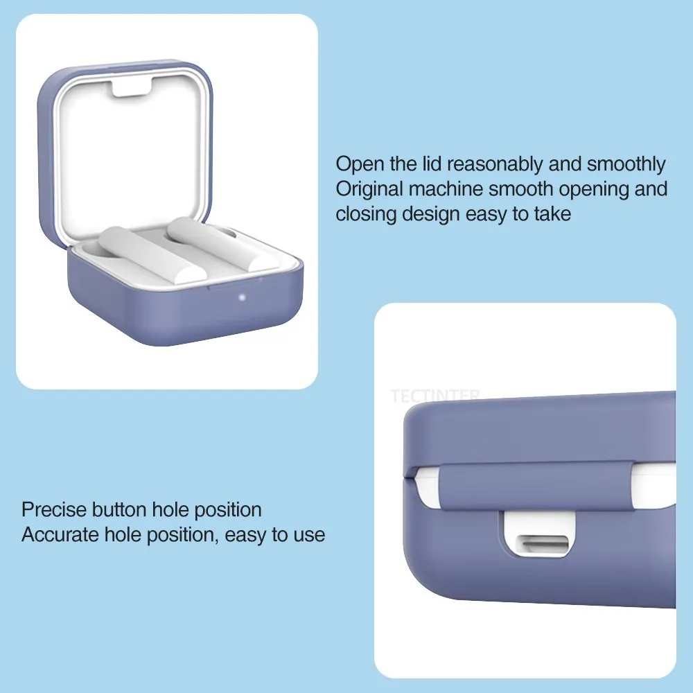 2 в 1 мягкий силиконовый чехол для Xiaomi Air SE, защитный чехол для наушников Mi True Wireless Headphone Basic on