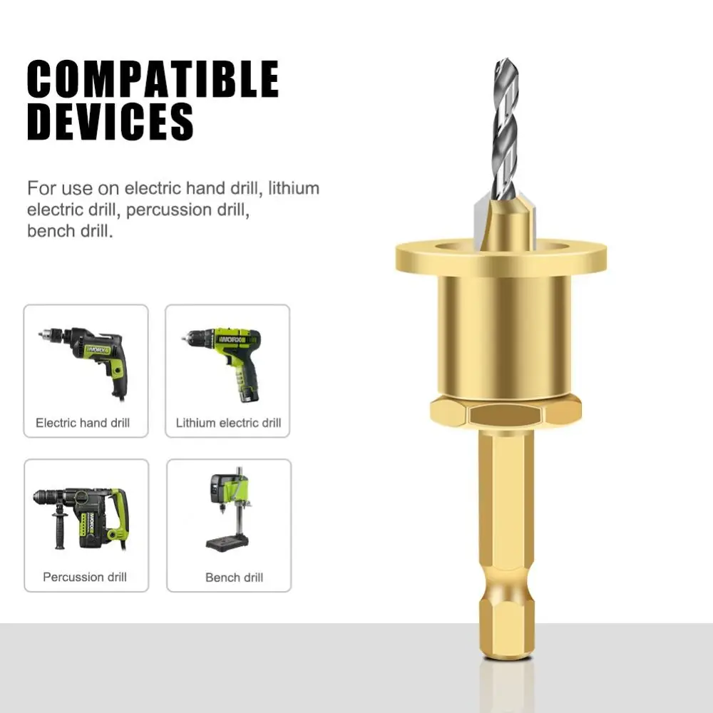 Аксессуары 0 25-дюймовое деревянное шнековое сверло с твердосплавным