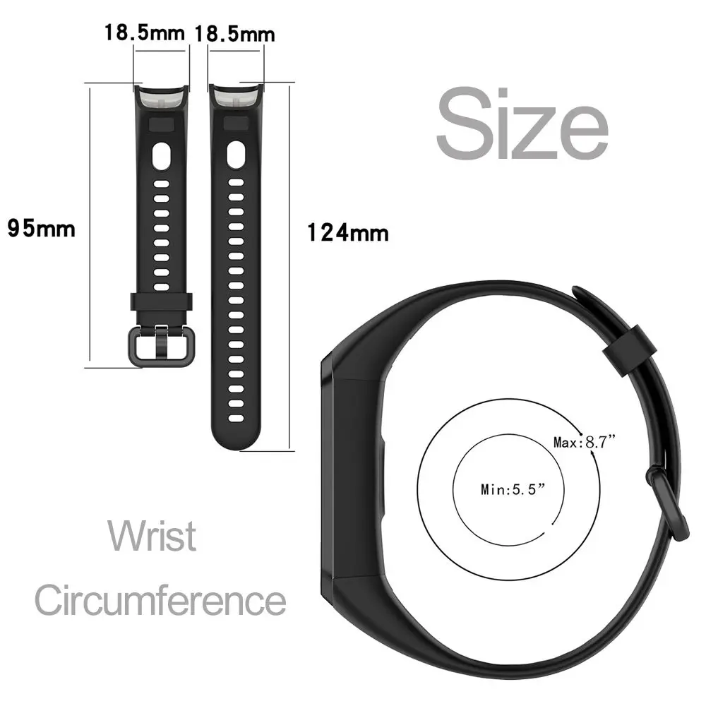 Силиконовый ремешок для часов HUAWEI Band 4 ADS-B29 Honor 5i ADS-B19