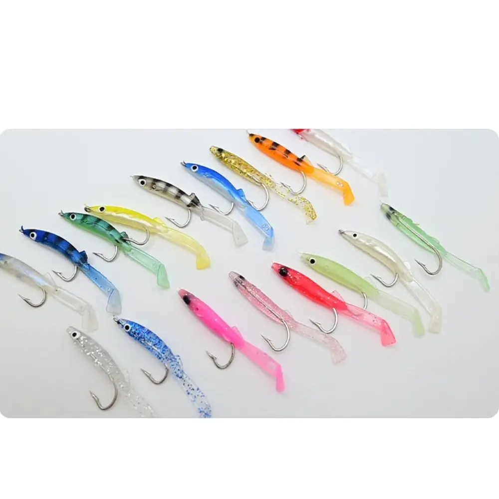 17 шт. Raglou рыбалка Морская спиннинг мягкая искусственная Рыбалка из силикона