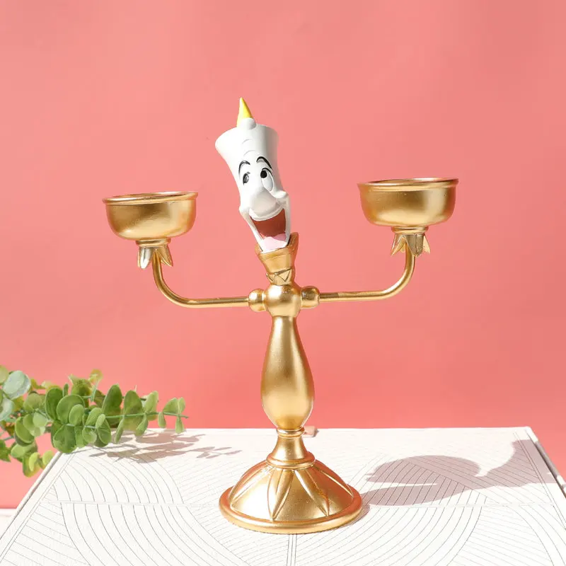 

Свечи красота и чудовище, держатели для свечей, винтажный Декор для дома, подсвечники с открытой улыбкой