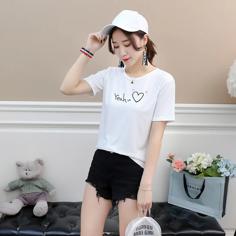 

New T-Shirt For Women’s Casual Lady Tide Female Dress Free Shipping