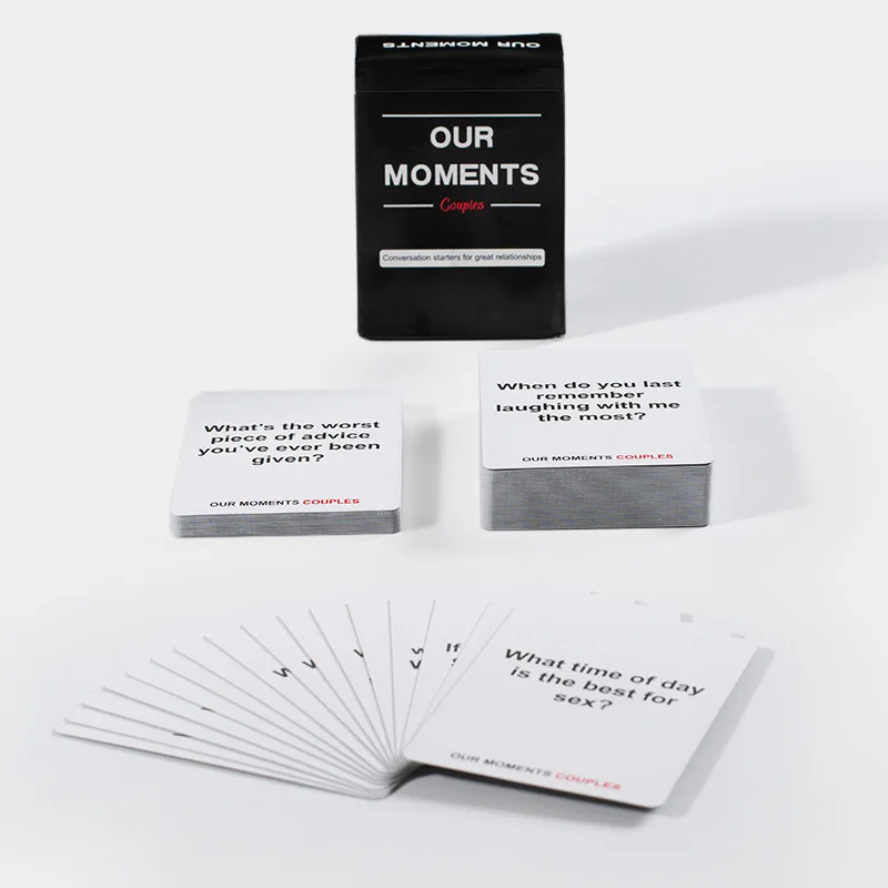 

Our moment card game one piece couple fun conversation suitable for couple dating casual moments english version board game