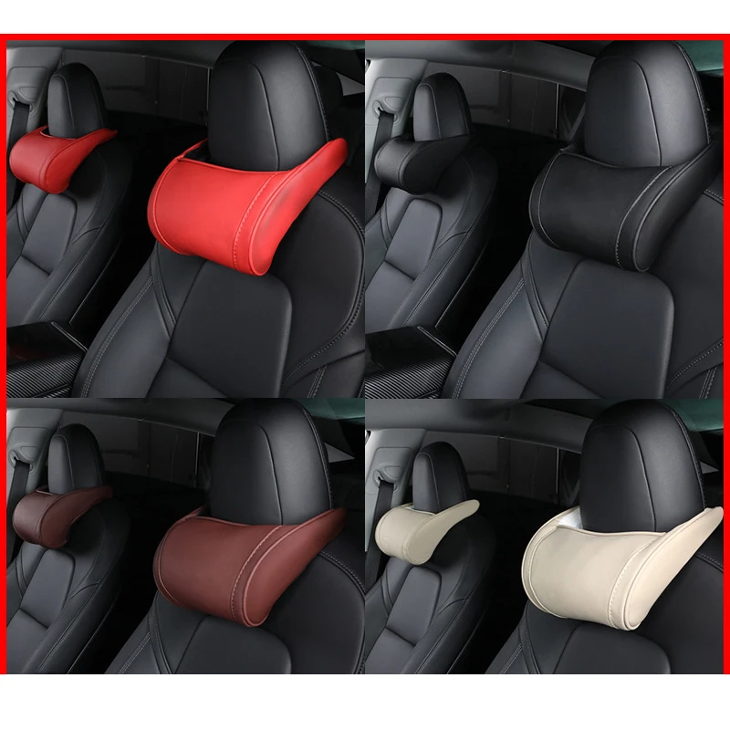 

1PC for Tesla Model 3 Y S X Neck Pillow Car Seat Headrest Cushion Neck Headrest Auto Seat Head Support