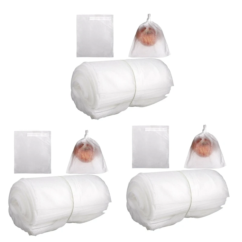 

300PCS Garden Plant Fruit Cover Protect Net Mesh Bag Against Insect Bird Pest