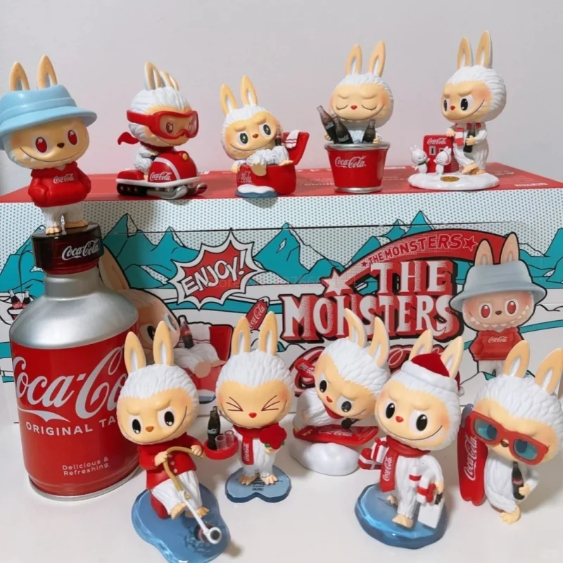 Genuinethe Monsters Coca Cola Labubu Series слепая коробка фигурка тайная модная коллекция