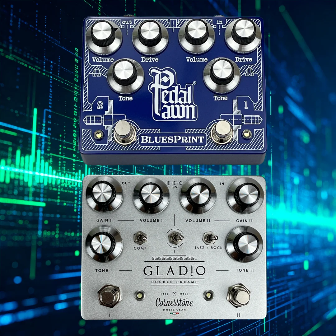 Фото Гитарная педаль Big Man Bluesprint Gladio Distortion Overdrive с функцией True Bypass №1