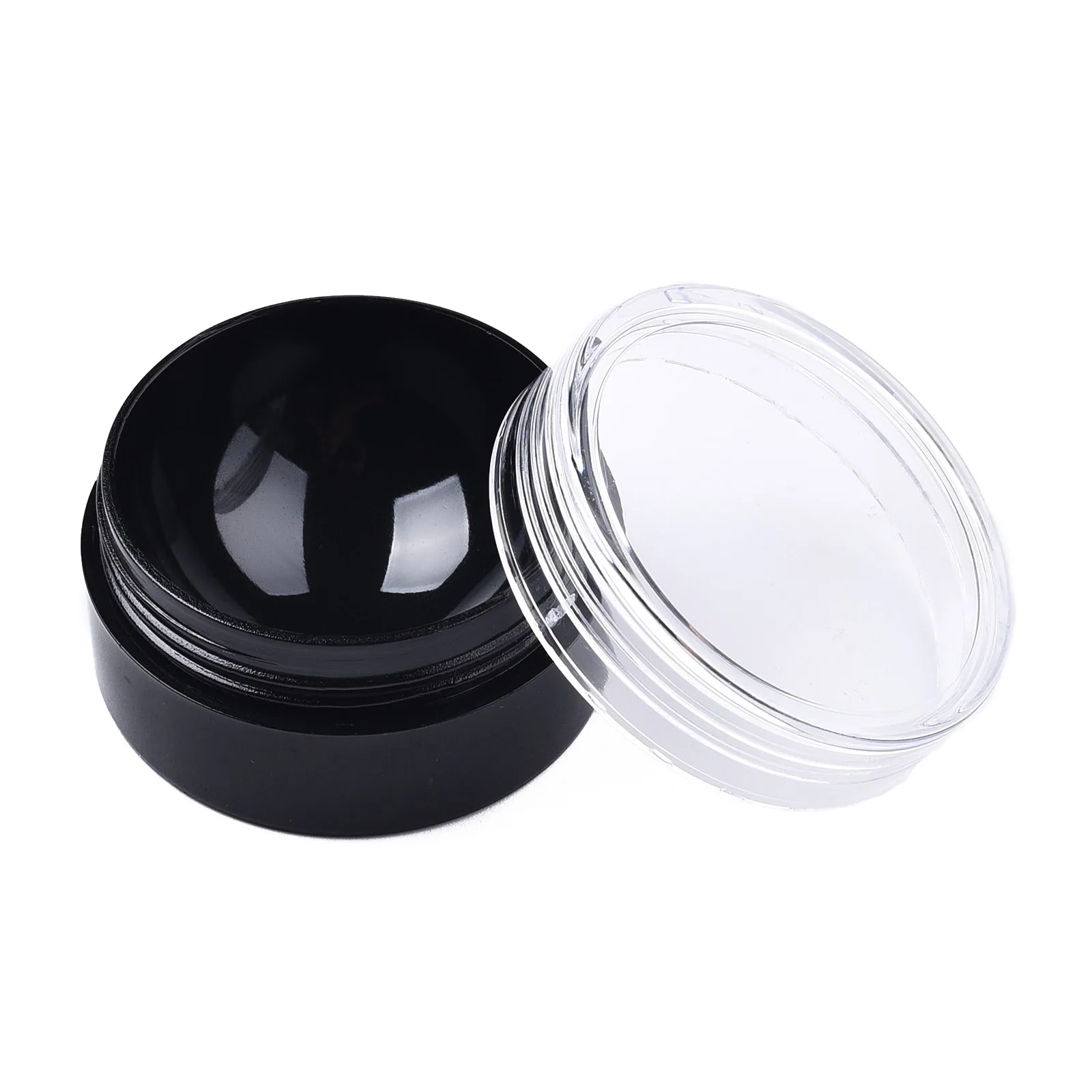 1 Box Rectangle Plastic Mini Bead Containers with 12Pcs Transparent Column Small Boxes for DIY Jewelry Makeup Storage Supplies