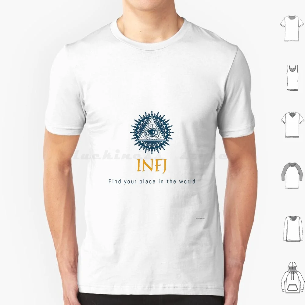 

Infj-Find Your Place In The World футболка из хлопка для мужчин и женщин, DIY печать Infj Mbti Интроверт Infj личность Infj T Infj A Infj