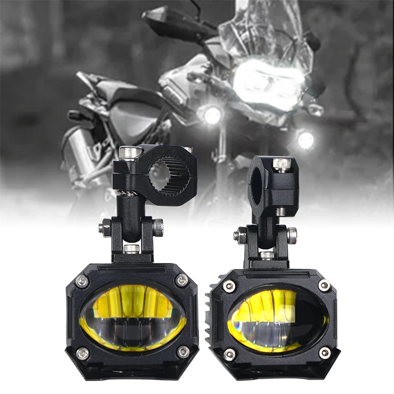 For BMW R1200GS Front Fog light 80W Spot Driving Motorcycle Fog Lamps  Auxiliary Lights For BMW F800GS F700GS F650 K1600