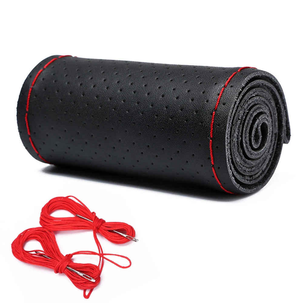 

Оплетка для руля из натуральной воловьей кожи, 45 см