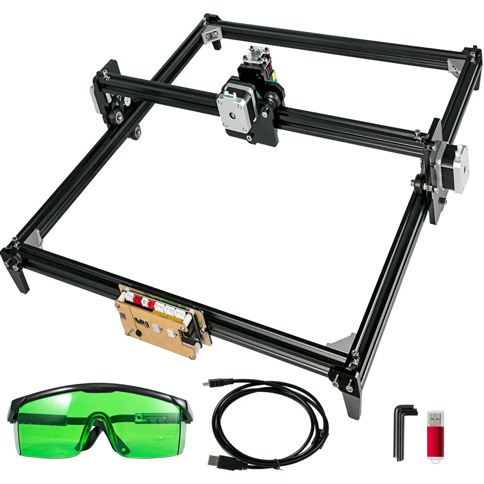

500MW CNC Laser Engraving Machine 40X50cm Desktop Wood Logo Cutter Engraver