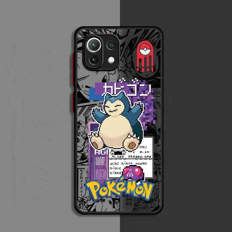 Чехол для телефона в стиле аниме Покемоны Gengar Xiaomi Redmi 13C1 2 5G 10C 12C 9 10 9A 9T 9C A1 A2 Plus K40 Pro