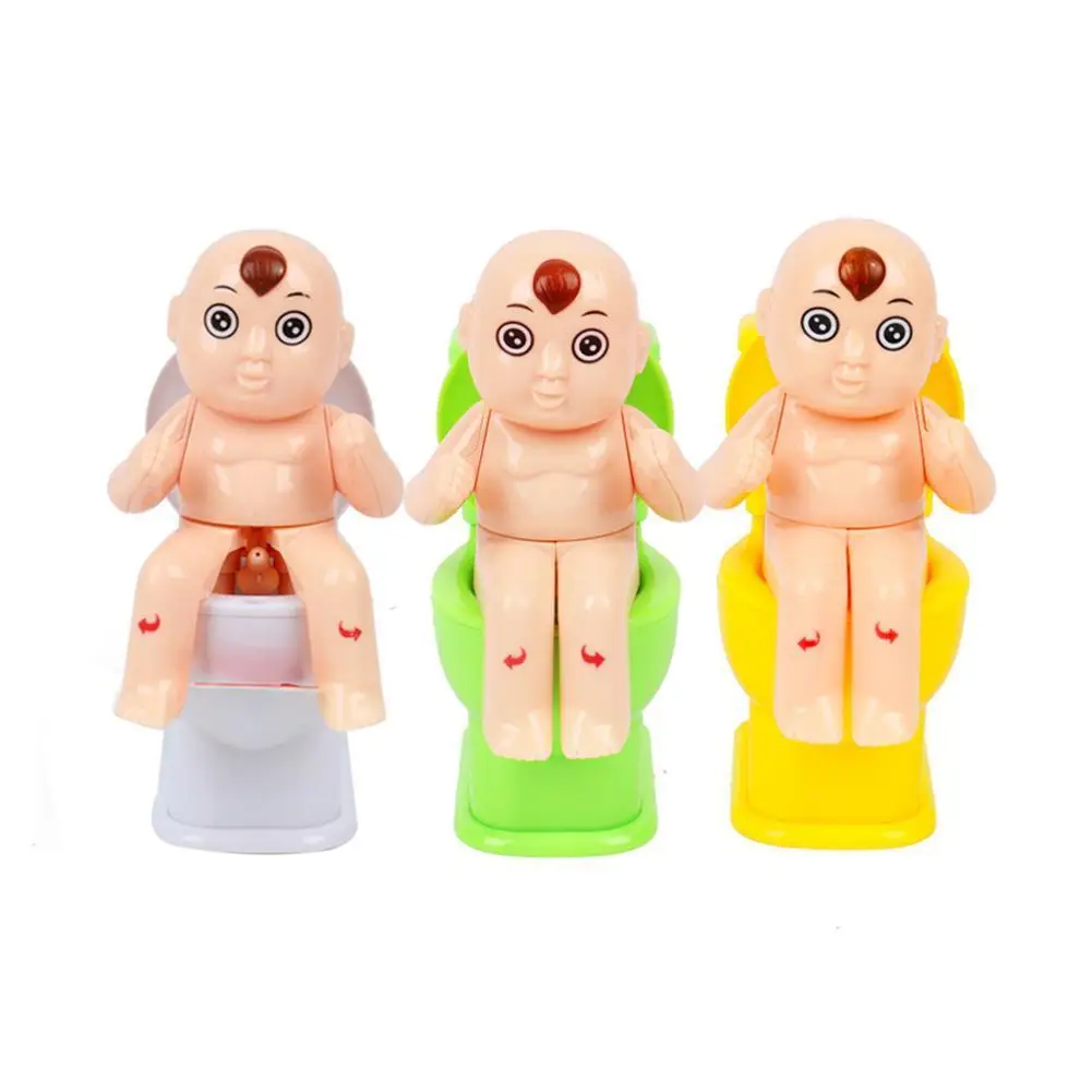 

Toilet Pee Funny Toy Humanoid Doll Toilet Funny Squirt Joke Toy Boy Water Spray Trick Funny Toy Children's Tricky Toys