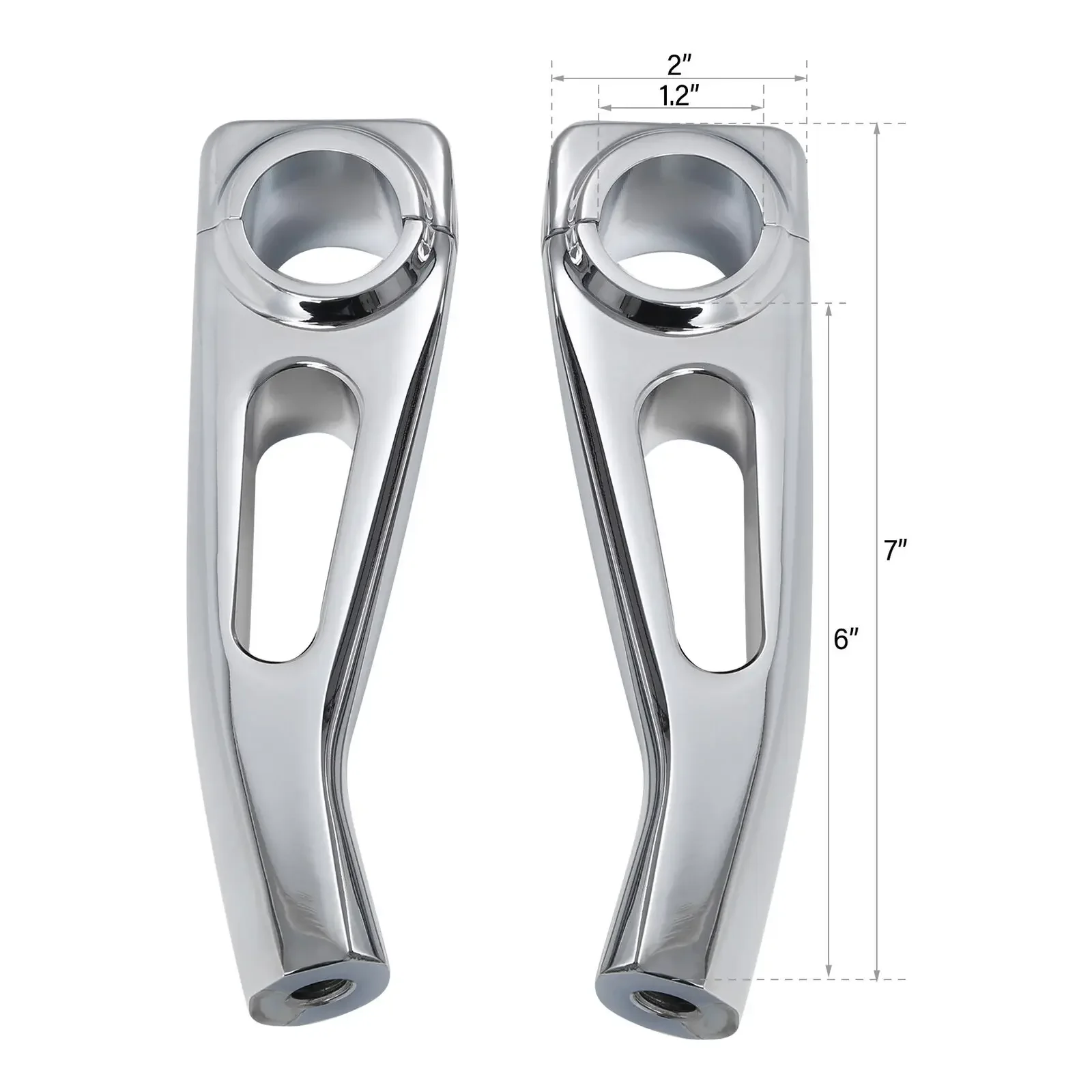 Для Harley Honda Suzuki Kawasaki Yamaha V-Star 1100 аксессуары для мотоциклов на заказ высота 4 5 дюйма 1