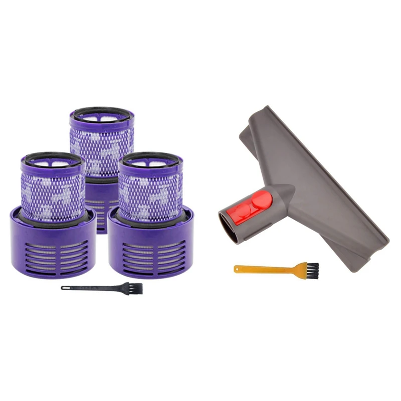 

2 комплекта аксессуаров для пылесоса: 1 Набор насадок для головки матраса и 1 Набор сменных фильтров HEPA V10