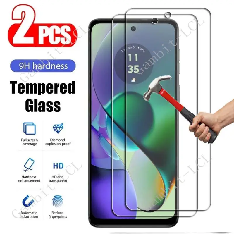 2 шт. для Motorola Defy Moto E13 E22 G 5G 2023 Power Stylus G13 G14 G23 G53 G54 G73 G84 защитная пленка из