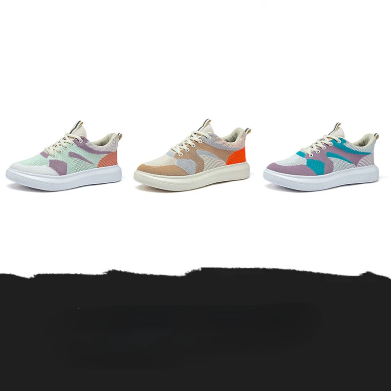 New Flats Shoes Skateboarding Shoes Unisex Breathable Sneakers Fashion Trend Casual Comfortable Shoes Students Boy Girl