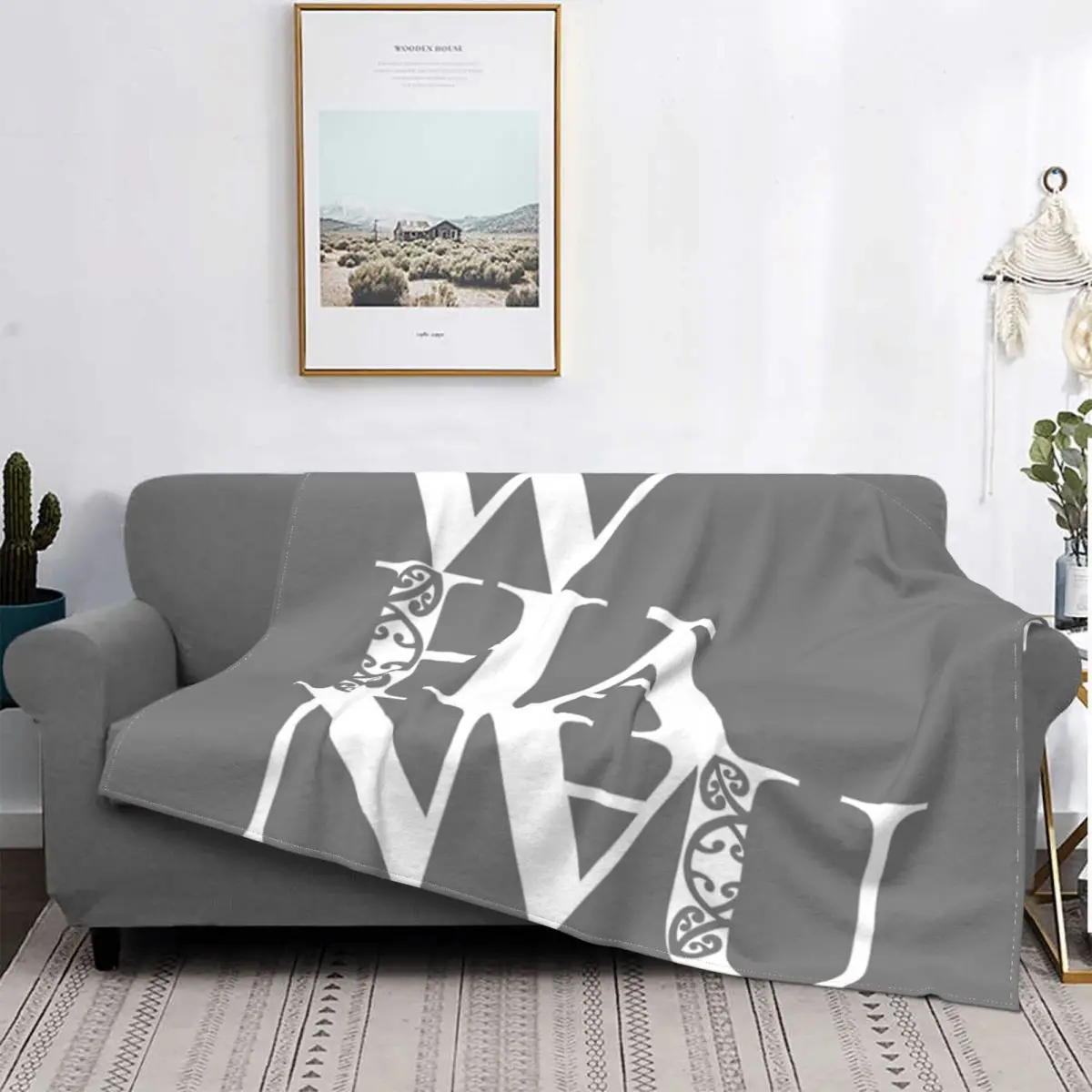 

Whanau Family Blanket Bedspread On The Bed Plush Blanket King Size Decorative Sofa Blankets