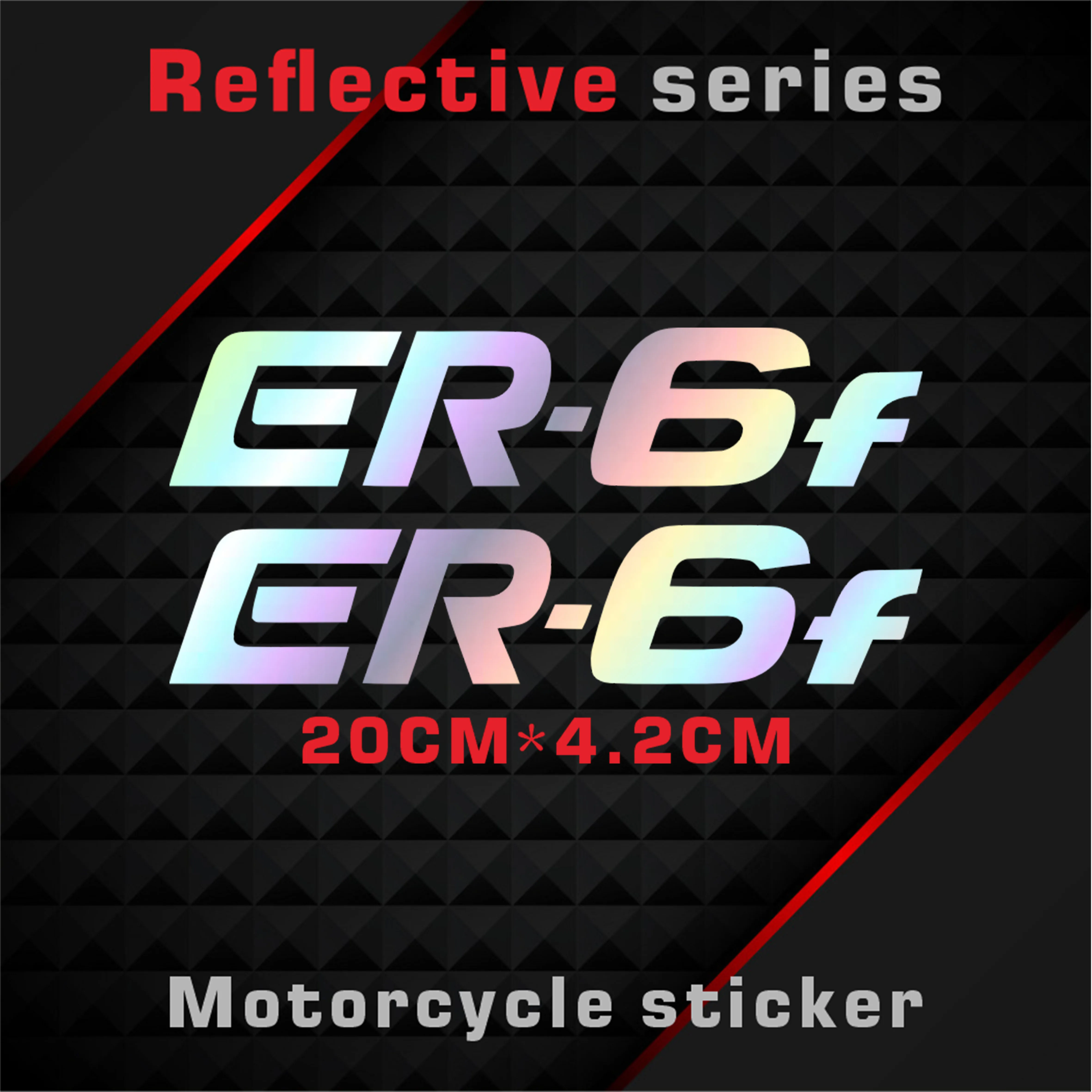 

Новые наклейки на мотоцикл, светоотражающий водонепроницаемый корпус, логотип топливного бака, наклейка, комплект для Kawasaki ER-6n (6f)