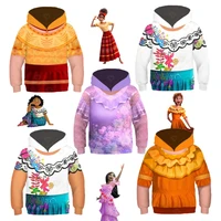 disney print pullover hoodie magic girls movie 3d digital printing hooded kids jacket spring and autumn casual sportswear