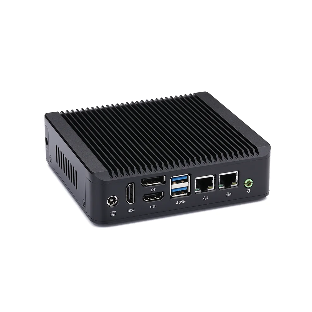 Kansung K177S Intel Pentium J3710 Braswell Quad Core 2 LAN HD 1 порт дисплея RS232 COM безвентиляторный мини-ПК x86