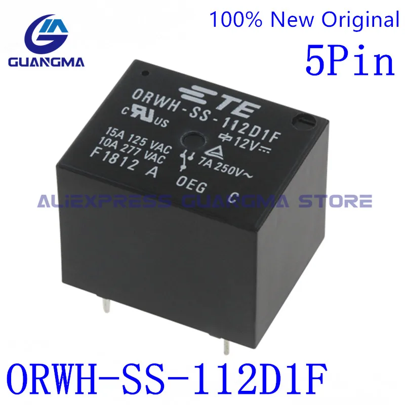 

10 шт., 100% Φ 15A 125Vac DC ORWH SS 112D1F 12VDC 5Pin