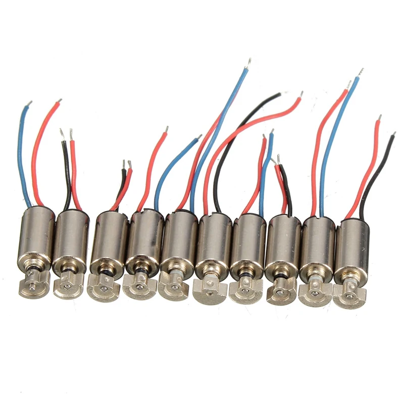 10 шт. DC 1 5-3 в Micro 10x4x8 мм сотовый телефон без сердечника для SANYO комплект вибромотора