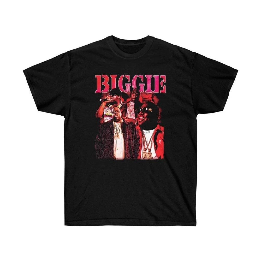 Рубашка Biggie Note B.I.G. Мужская винтажная рубашка в стиле 90-х ретро |